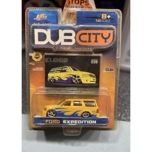 Jada Toys Dub City Ford Expedition‎ 1:64 New Fred Durst Yellow 90's Y2K NEW